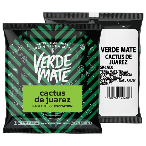 Yerba Verde Mate Green Cactus de Juarez 50g vzorka