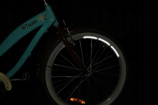 REFLEXNÉ NÁLEPKY NA RÁF BICYKLA REFLEXNÝ BICYKEL