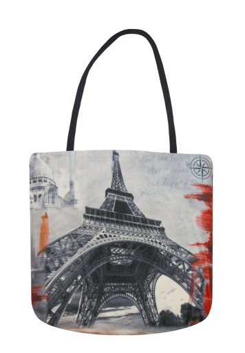 3D nákupná taška veľká 45x42 SÉRIA MESTO PARÍŽ