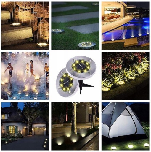 SOLÁRNE ZÁHRADNÉ LAMPY LED SOLÁRNE ZEMNÉ LAMPY