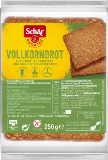 SCHAR Chlieb viaczrnný s pohánkou Solena 250g