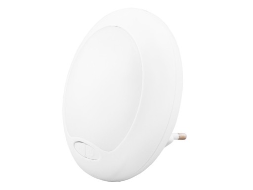Zásuvné svietidlo do zásuvky LED nočná guľa 1,8W RGB - 8 farieb IP20 DPM