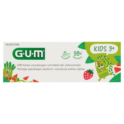 GUM Zubná pasta pre deti Kids 3+ 50 ml