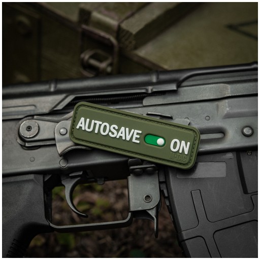 Nášivka Autosave PVC Olive M-Tac emblém