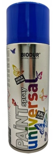BIODUR Spray 400ml Ral 5002 modrá