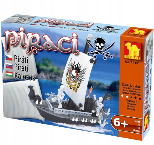 blokov DROMADER 27404 PIRÁTI loď duchov 125 ks.