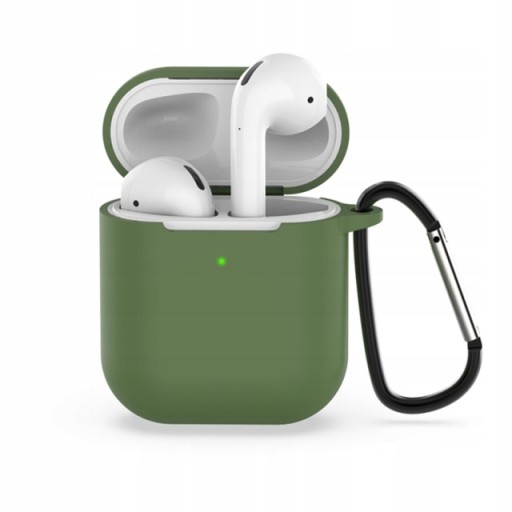 SILIKÓNOVÉ POUZDRO NA AIRPOD APPLE 1/2 OLIV