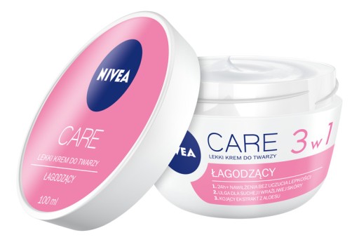 NIVEA Upokojujúci krém na tvár 3v1 100ml