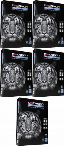 Univerzálny kancelársky kopírovací papier A4 80g Emerson - 500 listov.