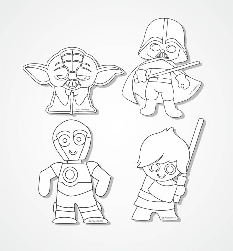 Magnety na chladničku Colorino Star Wars