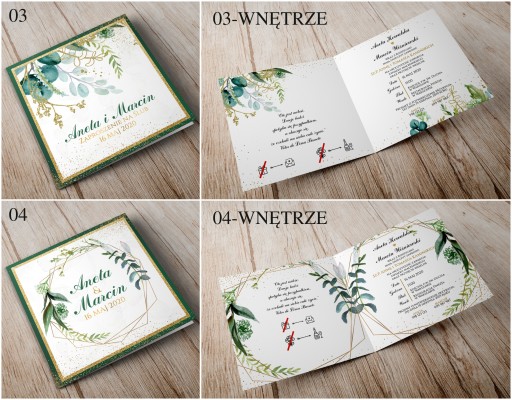 Svadobné oznámenia na botanickú svadbu