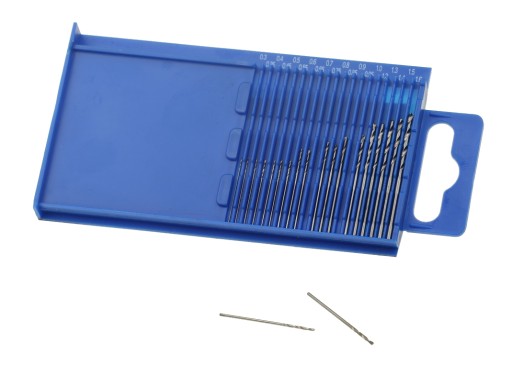 SADA MINI MIKRO VRTÁK 0,3mm - 1,6mm 20ks