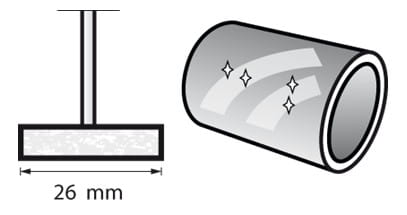 Leštiaci kotúč DREMEL 429 plsť 26,0 mm bal 3ks + 1ks