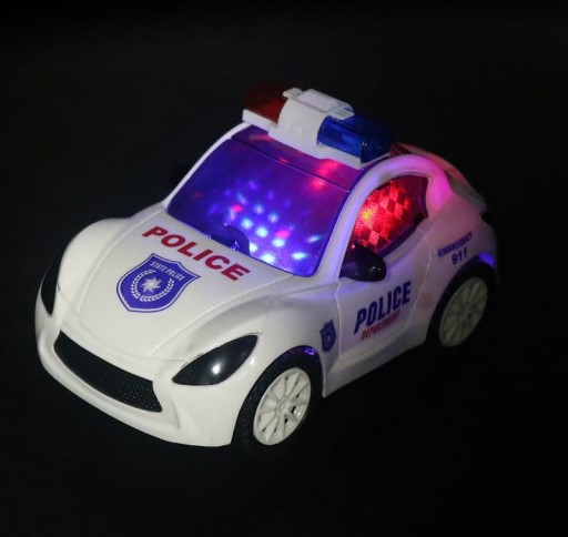 AUTOPOLICIA POLICAJNÉ AUTO 3D SVETLÁ ZVUK NA BATÉRIU