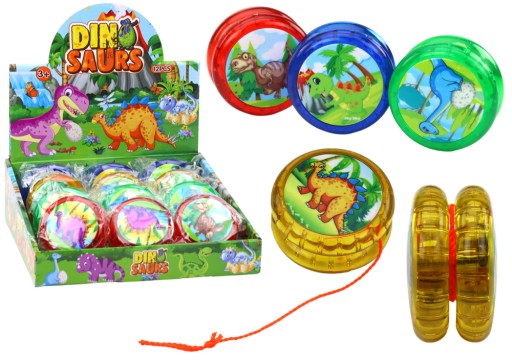 Jojo Arkádová hračka žiariace dinosaury 4 farby