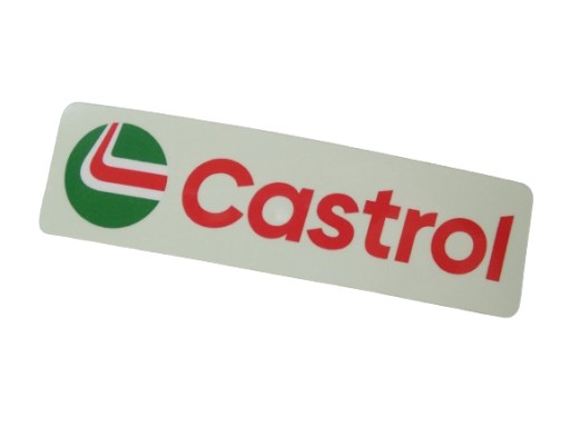 NÁLEPKA S LOGOM CASTROL OIL 8,8 x 2,5 cm