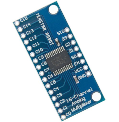 696 16-kanálový analógový multiplexer CD4067