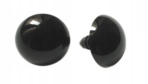 Bezpečnostné oká 18mm na hračky, čierne, 2 ks