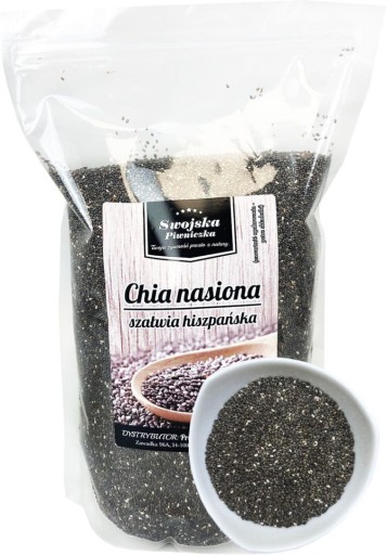 CHIA SEEDS Španielska šalvia 500g Swojska Piwniczka