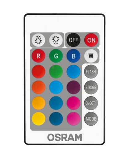 LED žiarovka A60 E27 9W = 60W OSRAM STAR RGBW PILOT