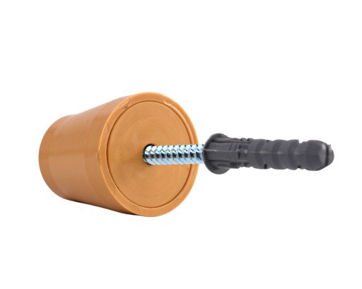 OBMEDZOVAČ NÁRAZNÝCH DVERÍ BÉŽOVÉ STOPKY 60MM