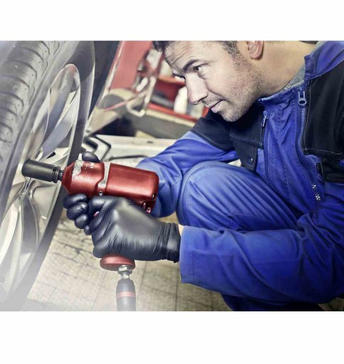 Veľmi pevné rukavice GO GRIP NITRILE, ČIERNA, 50 ks