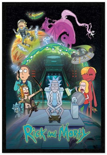 Rick And Morty Toilet Dobrodružný plagát 61x91,5 cm