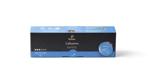 Kávové kapsuly Tchibo Cafissimo Fine Aroma 10 uzáverov.