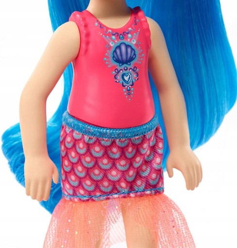 BARBIE CHELSEA DREAMTOPIA BÁBIKA MORSKEJ VÍLY 15 CM