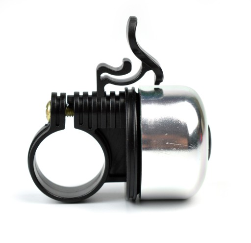 Zvonček na bicykel Hliníkový PVC 35mm 25g strieborný