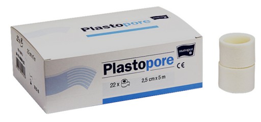 Naneste plastopor netkanú náplasť 2,5 cm x 5 m