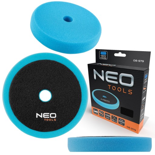 NEO TOOLS LEŠTIACA PODLOŽKA 150 X 150 MM X 25 MM VEĽMI TVRDÁ HUBKA 08-979