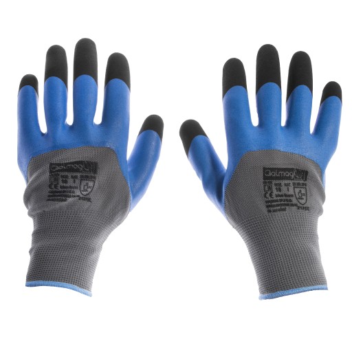 Pracovné rukavice Verken GREY BLUE DuoAir 8