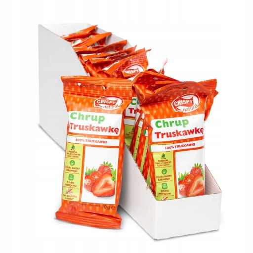 Chrumkavé prírodné sušené jahodové lupienky 10 g