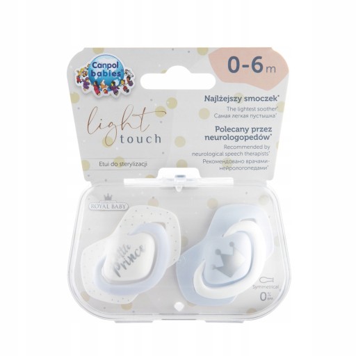 CANPOL SYMMETRICAL PACIFIC ROYAL BABY 0-6M 2KS