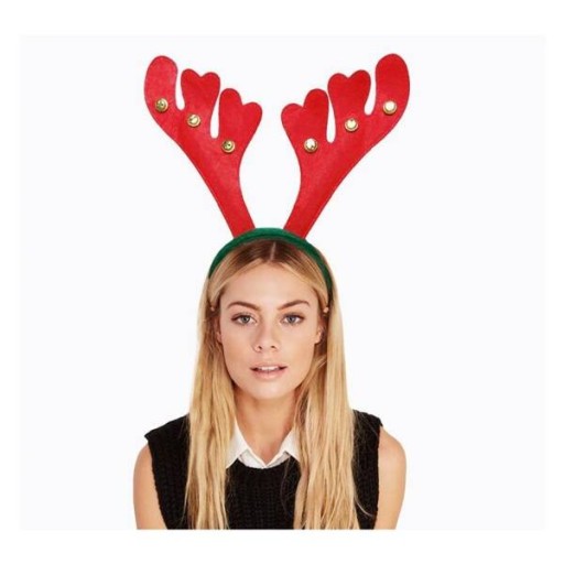 ČELENKA SO SOBÍMI rohmi RUDOLF REINDEER VIANOČNÉ Zvončeky