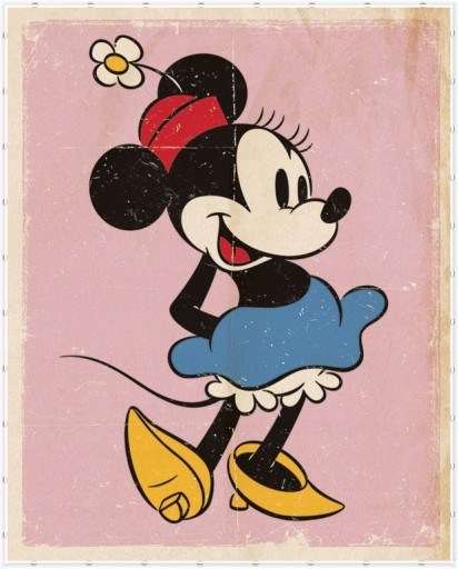 Plagát Minnie Mouse 40x50 cm pre deti