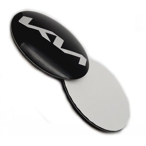 NÁLEPKA ZNAKU LOGO NÁLEPKA KIA 56 mm ČIERNA N