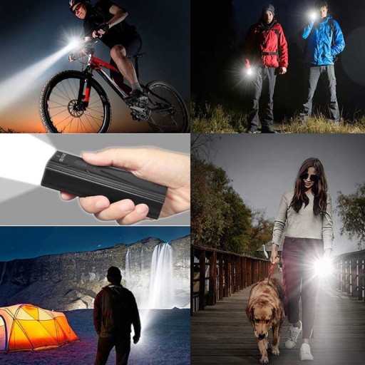 OSVETLENIE NA BICYKEL COB LED 5W PREDNÉ ZADNÉ SVETLÁ