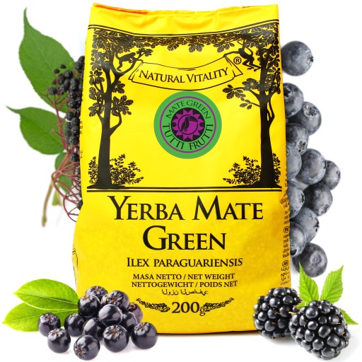 Yerba Mate Green TUTTI FRUTTI 200g sin palo 0,2 kg