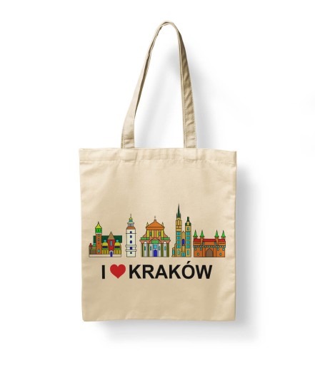 Ekologická bavlnená taška s mestskou potlačou