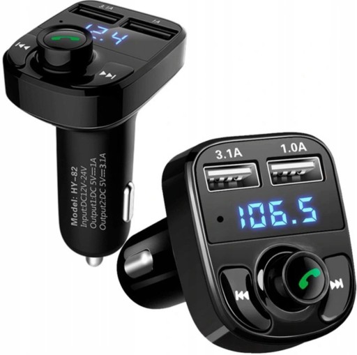 FM SD MP3 BLUETOOTH VYSIELAČ 2xUSB NABÍJAČKA