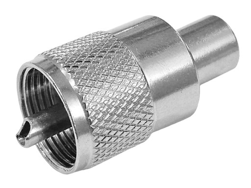 Zástrčka UHF/UC1 50Ohm naskrutkovaná na kábel RG-58
