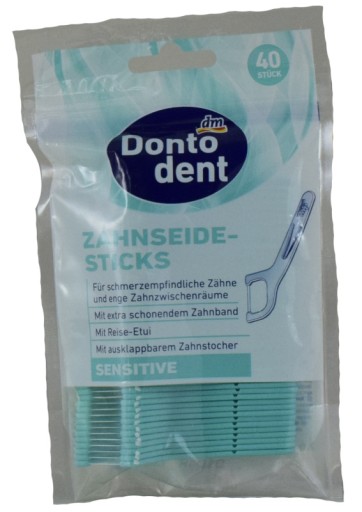 Dontodent dentálna niť na tyčinke 40 sense DE