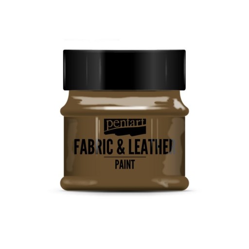 PENTARTOVÁ FARBA NA LÁTKU A KOŽU 50ml tmavá hnedá
