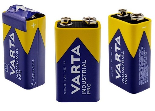 Alkalická batéria VARTA Industrial PRO 9V 6F22
