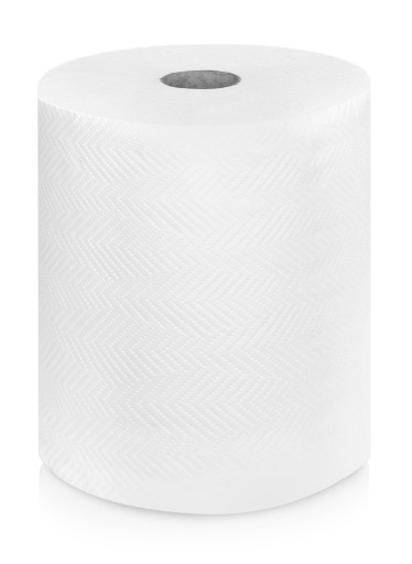 JUMBO 2-VRSTVOVÁ PAPIEROVÁ UTERÁK, BIELA, ABSORPČNÁ, ČISTITEĽNÁ PAPIEROVÁ ROLKA