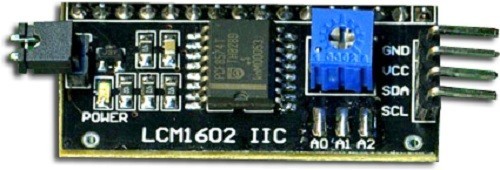 I2C prevodník pre alfanumerické displeje