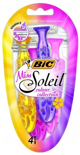 Holiaci strojček BiC Miss Soleil Color 4 ks.