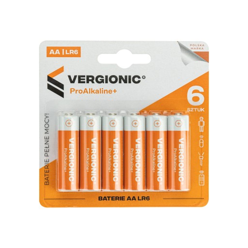 ORIGINÁLNE VERGIONICKÉ LR6 AA ALKALICKÉ BATÉRIE x6